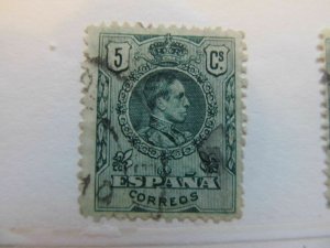 Spain España Spain 1909-17 Medallion 5c fine used A5P3F42-