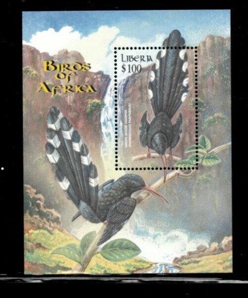 Liberia 2000 - Birds - Souvenir Stamp Sheet - MNH
