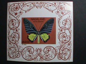 NAGALAND STAMP-1969-COLORFUL BEAUTIFUL LOVELY BUTTERFLY MNH IMPERF S/S -VF