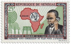 SENEGAL - 1962 - UIT Plan for Africa - Perf 1v - Mint Never Hinged