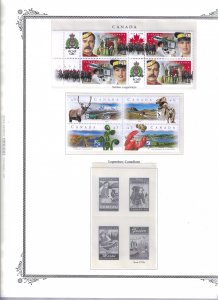 CANADA COLLECTION 1953-1999 SCOTT PAGES-CLEAR MOUNTS- MINT NH SCOTT BINDER/COVER