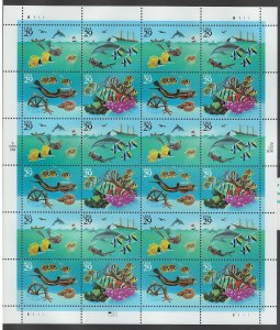 US Scott 2866a MNH  Complete Sheet 