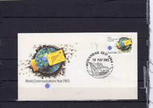 Australia 1983 World Communication Year FDC
