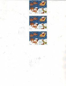 Santa Sleigh Christmas Forever US Postage Booklet of 20 stamps #4712-15 VF MNH