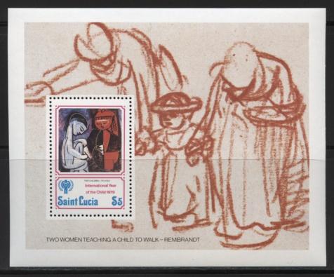 Saint Lucia 477 (SG MS508) MNH Souvenir Sheet