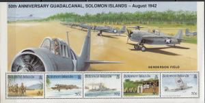 Solomon Islands - 1992 WWII Battles Sc# 727/728 - MNH (2058)