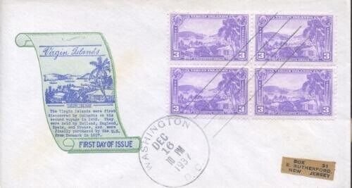 802 VIRGIN ISLANDS - US TERRITORIALS - Sidenius DC