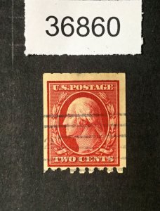 MOMEN: US STAMPS #391 USED LOT #36860