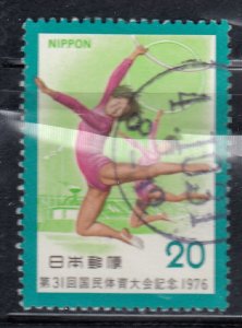 Japan 1976 Sc#1265 31st National Athletic Meeting - Gymnastics Used