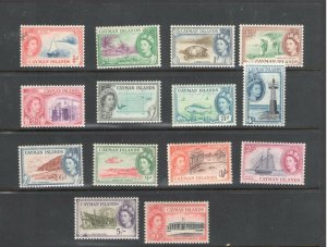 CAYMAN ISLANDS 135-148 MNH