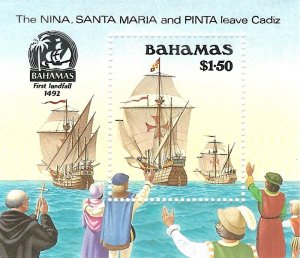 Bahamas 692   SS   Mint NH VF 1990 PD