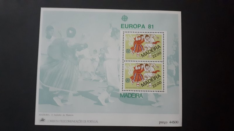 Europa CEPT - Portugal / Madeira 1981. ** MNH Block