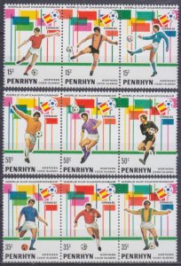 1981 Penrhyn Island 237-245 1982 FIFA World Cup in Spain 6,90 €