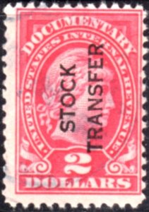 US Stamp #RD13 Used - Phabulous Revenue 'STOCK TRANSFER' Issue