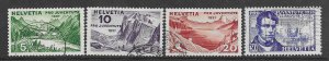 Switzerland B-57-60  1931  set 4  fvf  used