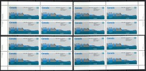 Canada Sc# 1015 MNH PB Set/4 1984 32c St. Lawrence Seaway