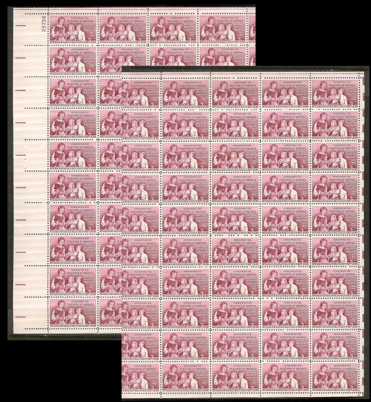 UNITED STATES (50) Complete Sheets Stamps ALL Mint Never Hinged FV=$99+