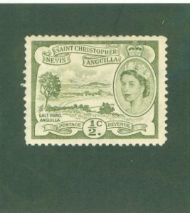 ST CHRISTOPHER,NEVIS _ ANGUILLA 120 MH BIN $0.50