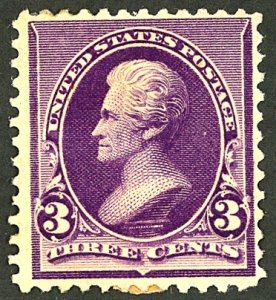 U.S. #221 MINT OG HR