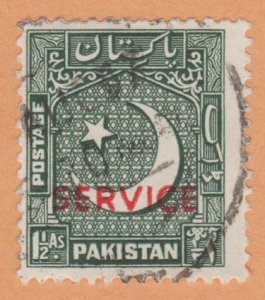 PAKISTAN STAMP 1949 - 50 SCOTT # O28. USED. # 2