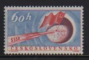 Czechoslovakia MNH sc# 938 Space 2012CV $1.90