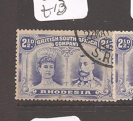 Rhodesia Double Head SG 132 VFU (8dal) 