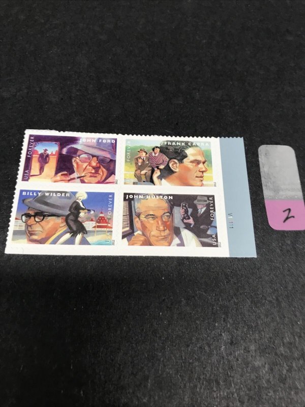 Scott #4668-71 - Forever - GREAT FILM DIRECTORS - Plate Block of 4- MNH(2012)