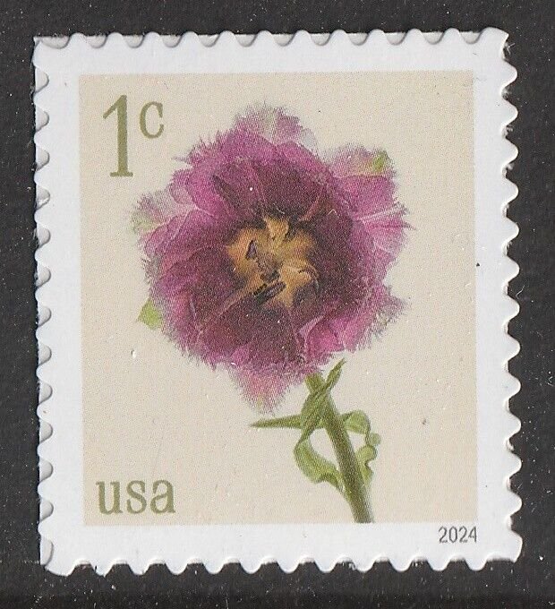 US 5897 Flowers Fringed Tulip 1c single MNH 2024