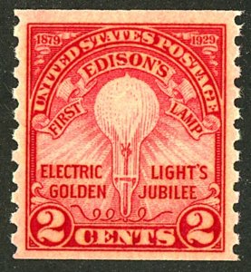 U.S. #656 MINT OG NH