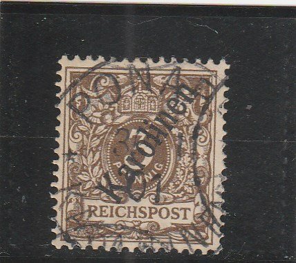 Caroline Islands  Scott#  1  Used  (1900 Overprint)