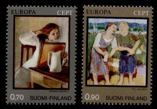 Finland 572-3 MNH Art, EUROPA