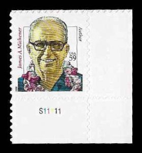 PCBstamps  US #3427A 59c James A. Michener, MNH, (27)