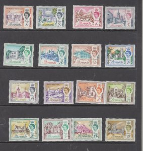 BERMUDA # 175-182/184-191  mint never hinged