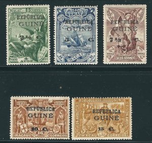 Portuguese Guinea 119-23 MH F/VF 1913 SCV $12.00