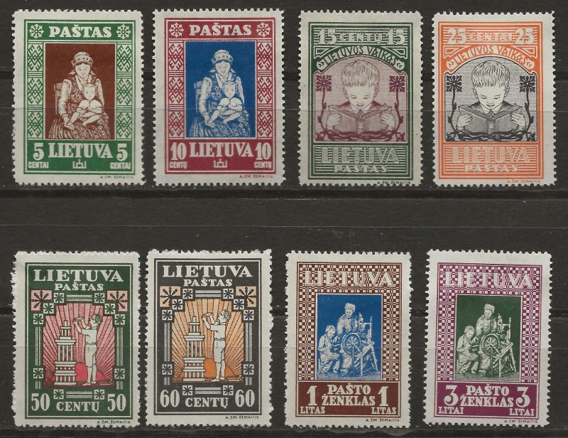 Lithuania 277C-K MH VF 1933 SCV $21.10 (jr)