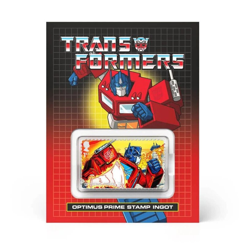 Royal Mail - Transformers - Optimus Prime Stamp Ingot - Limited Edition!