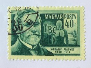 Hungary 1954 Scott 1103 used - 40f,  Baron Frigyes Korányi,  physician