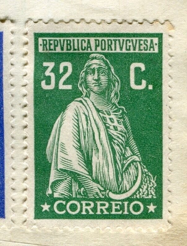 PORTUGAL; 1926 early Ceres issue Mint hinged 32c. value