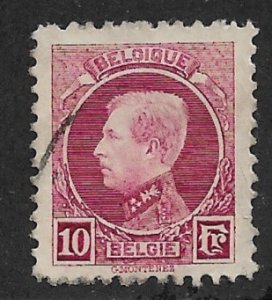 1922 Belgium 169  10f King Albert I used