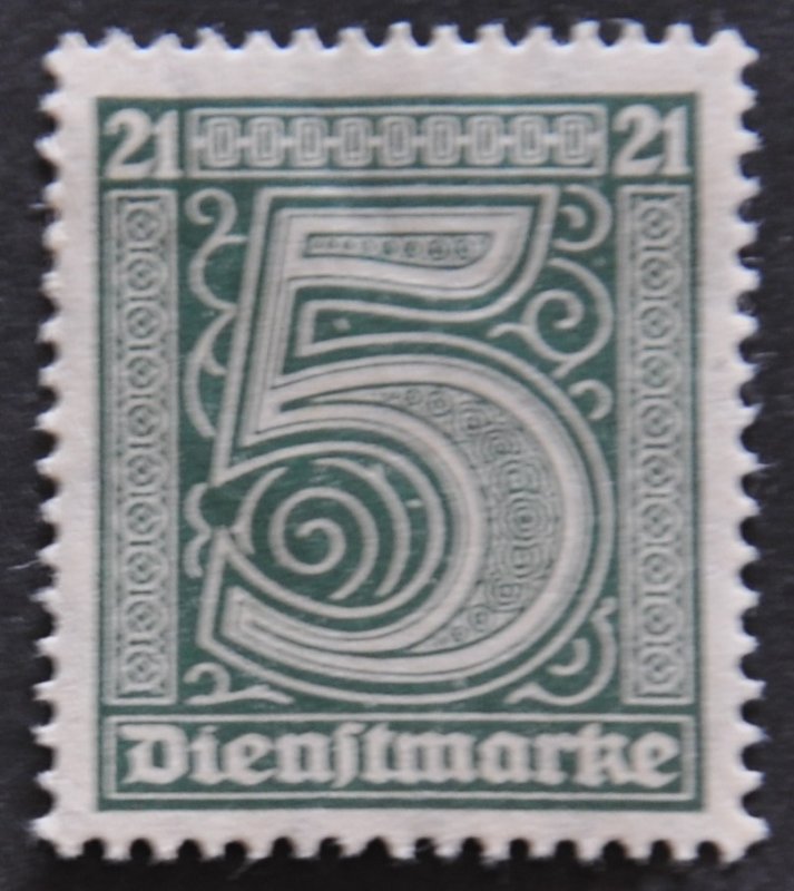 DYNAMITE Stamps: Germany Scott #OL9 – MINT hr