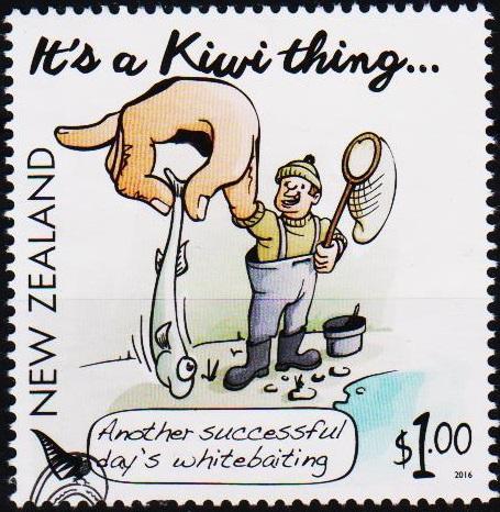 New Zealand. 2016 $1 Fine Used