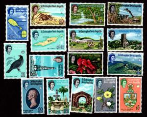 St Kitts Nevis # 145-160 Mint!