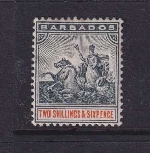 Barbados, Scott 79 (SG 114), MHR (toned perf)