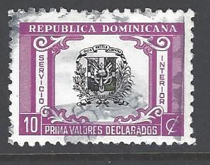 Dominican Republic Sc # G38 used (DT)