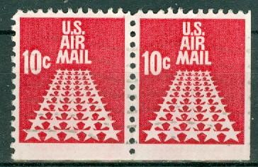 USA - Air Mail - Scott C72 Booklet Pair