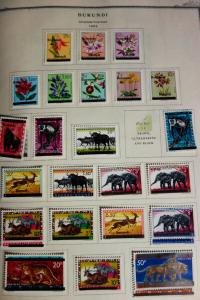 Burundi Stamps Early Mint 1960's-70's Loaded Gem in Album