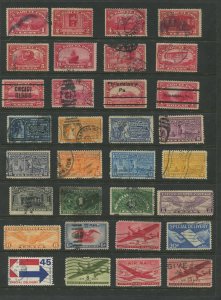 STAMP STATION PERTH USA Early Selection of 32 Stamps Unchecked Used-Lot 5