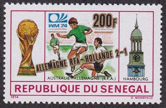 Senegal # 406, World Cup Soccer, NH, 1/2 Cat.