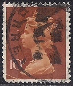 Great Britain #634 10P Queen Elizabeth 2, used VF