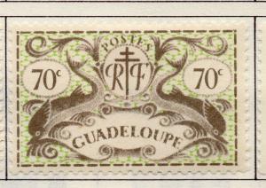 Guadeloupe 1945 Early Issue Fine Mint Hinged 70c. 151859